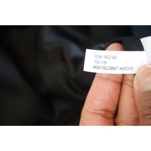 Express V Neck Ruffle Short Sleeve Shift Dress Black Lined - Size XS, NWT - Picture 9 of 10